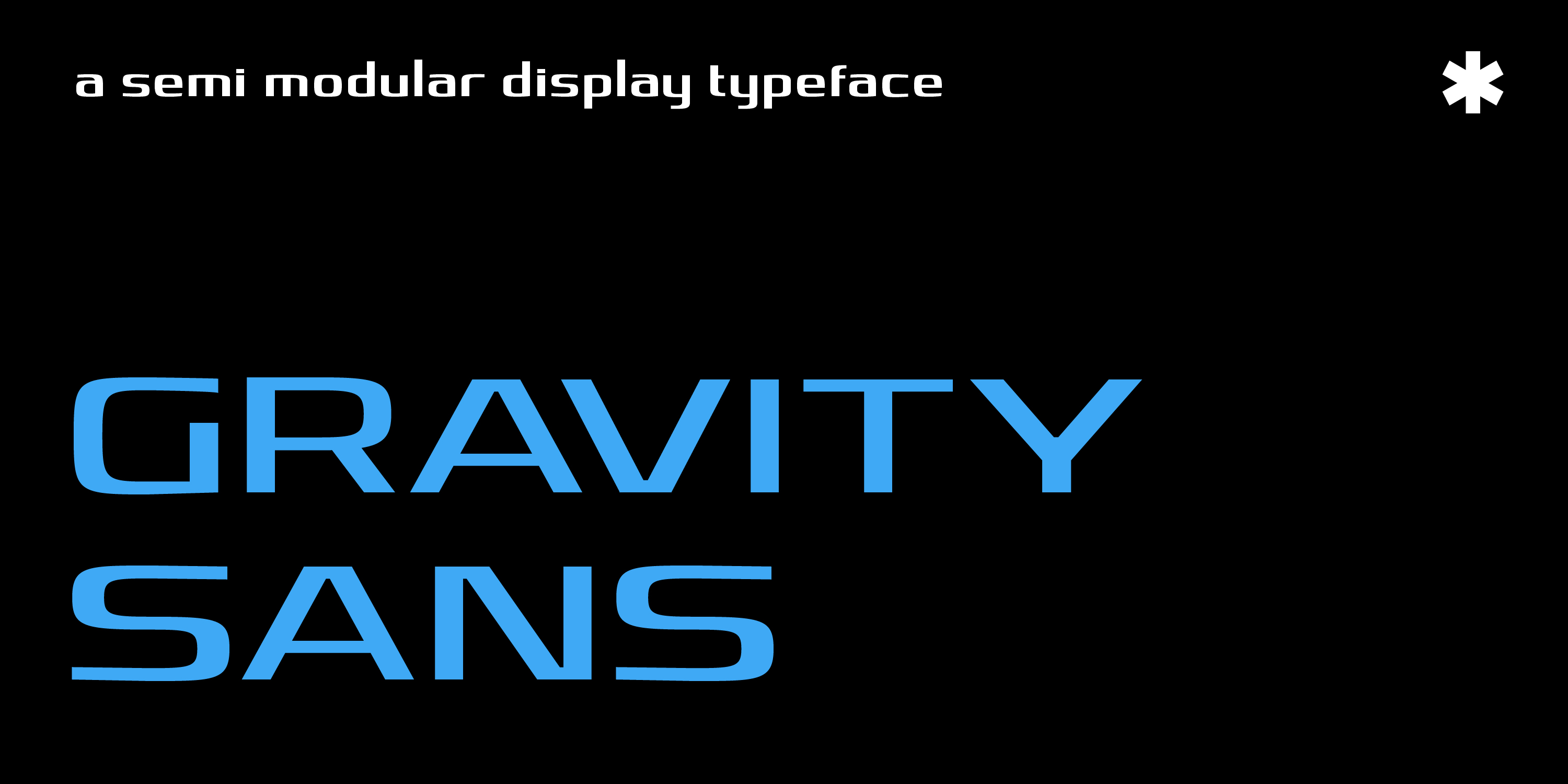 Gravity Sans Type Specimen_1