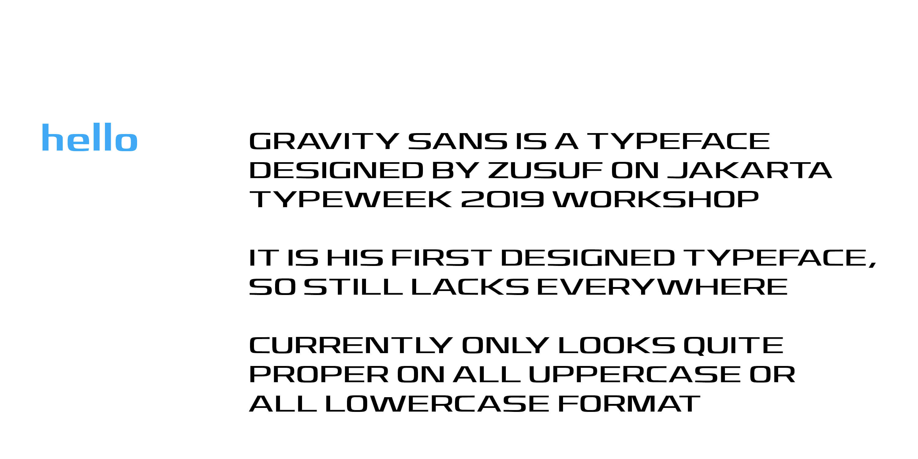 Gravity Sans Type Specimen_2